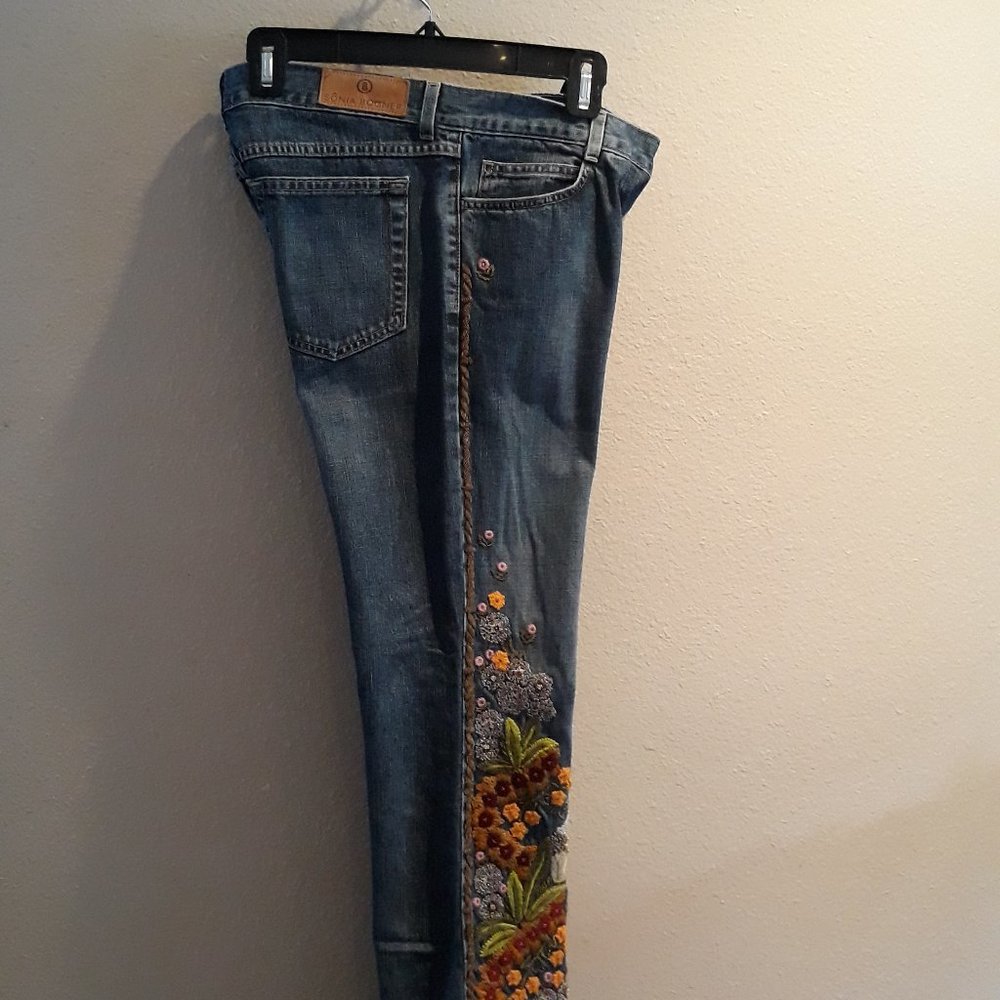 Sonia Bogner Embroidered Jeans
